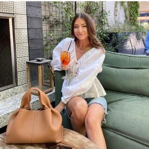 LPA Tie Front Blouse